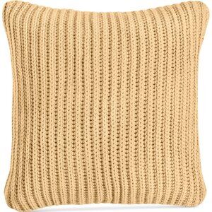 Charter Club 20 Inches Square Sweater Knit Decorative Pillow Size 20 x 20 Inch